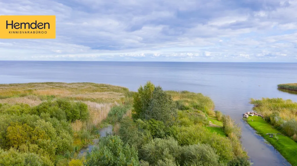 Aerial - Renovated House with Lake View in Kasepää