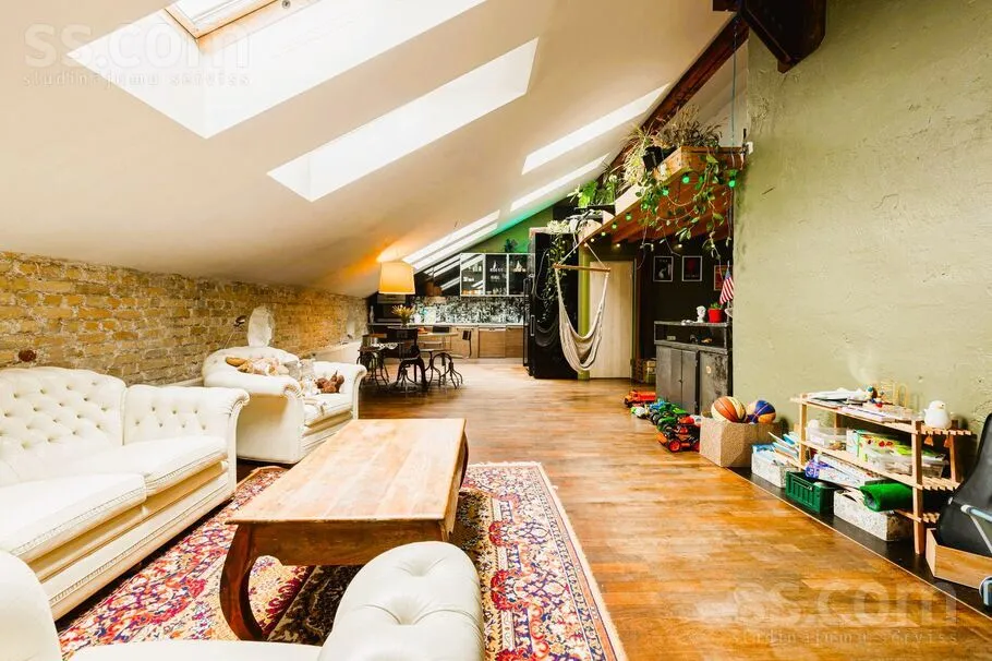 Soggiorno - Apartment with Private Viewing Tower in Riga Centre