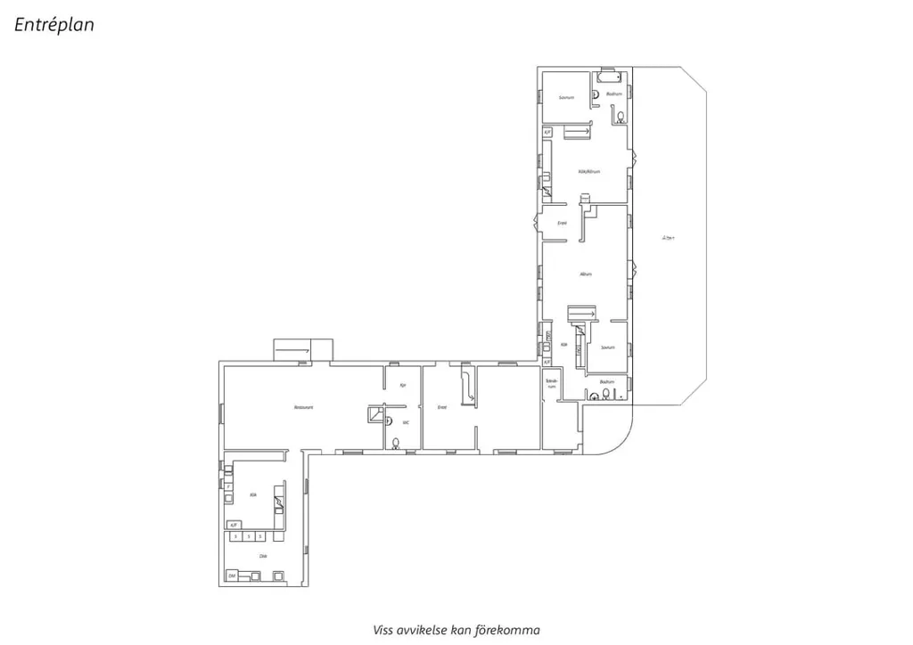 Plaan - Historic Cross-Vaulted Farmhouse with Restaurant in Halland