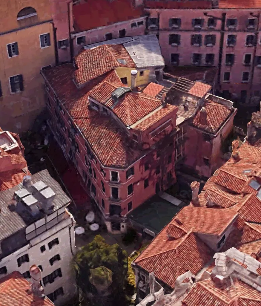 Vue aérienne - Historic Suite with Altana in Venice Centre