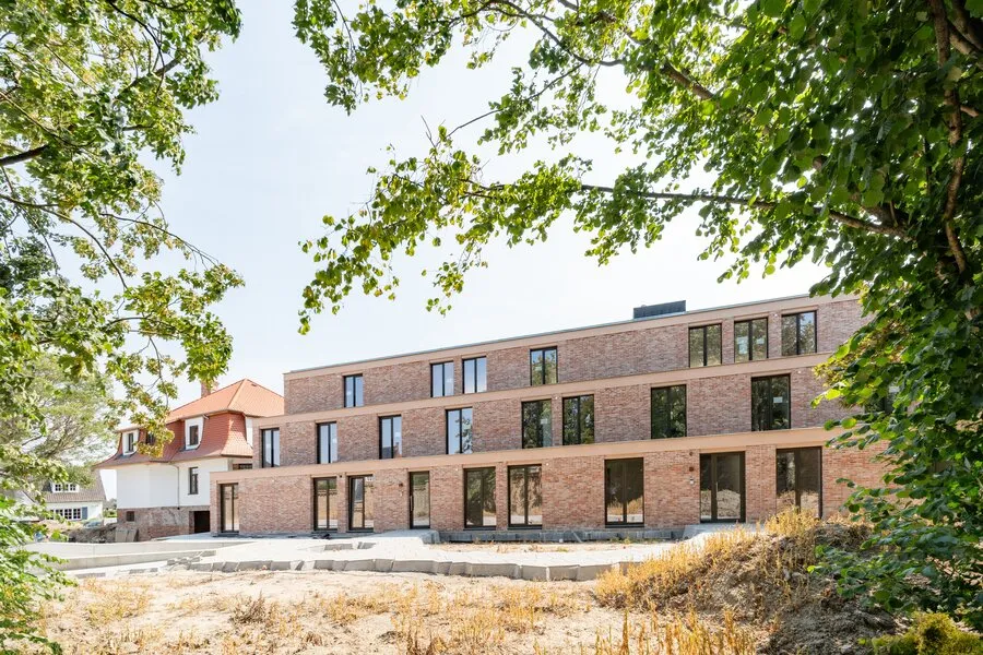 Vue aérienne - Appartement avec vue sur l'eau à Veurne