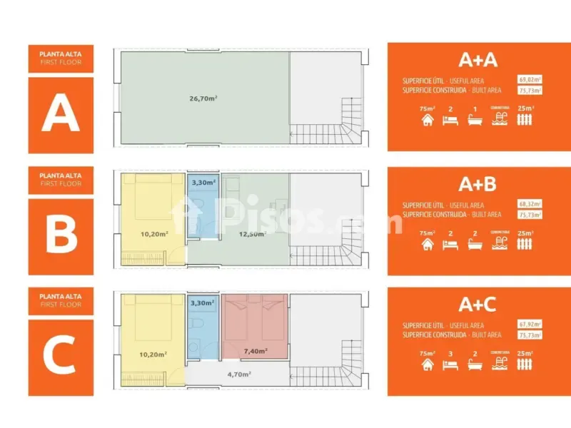 Floor Plan - Modern Flat with Pool in Gran Alacant