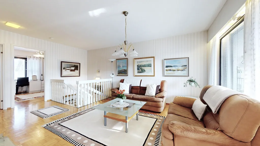 Séjour - Modernised Apartment with Terrace in Salo Centre