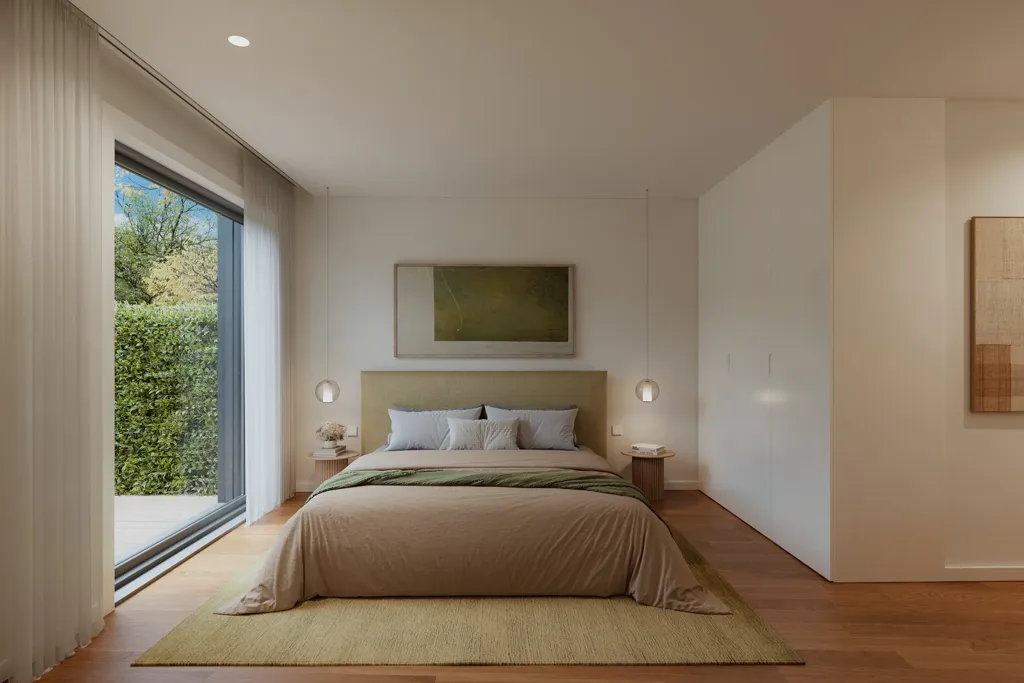 Chambres - Two-Bedroom Apartment with Water View in Porto