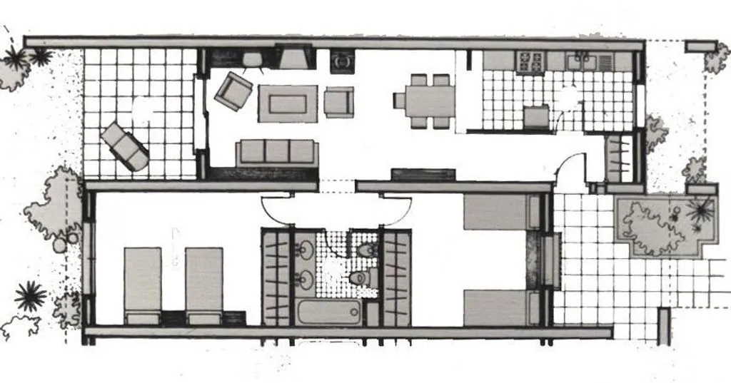 Plan - Apartment with Pool in Nueva Andalucía