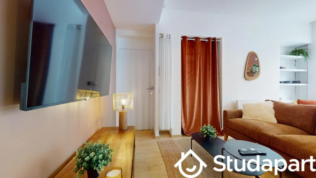 Séjour - Chambre Meublée dans Colocation à Jean Jaurès