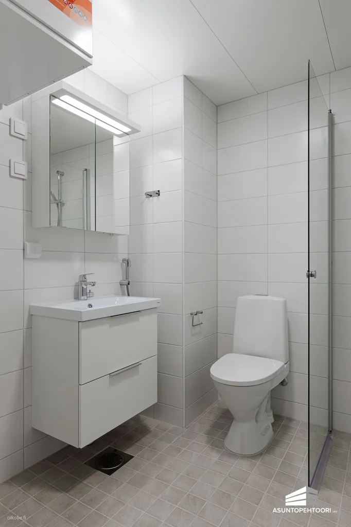 Bagni - Modern Studio with Balcony in Lamminpää, Tampere