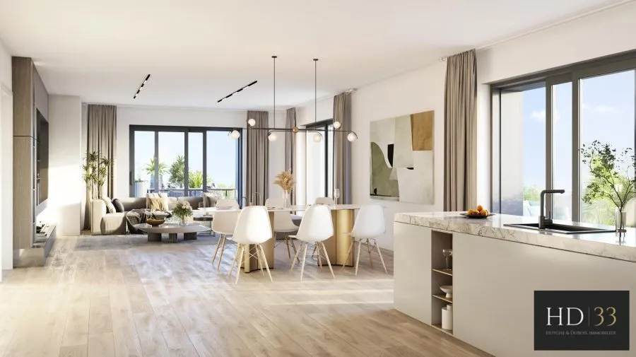 Kitchen - 2-Bedroom Apartment with South Terrace in Mamer