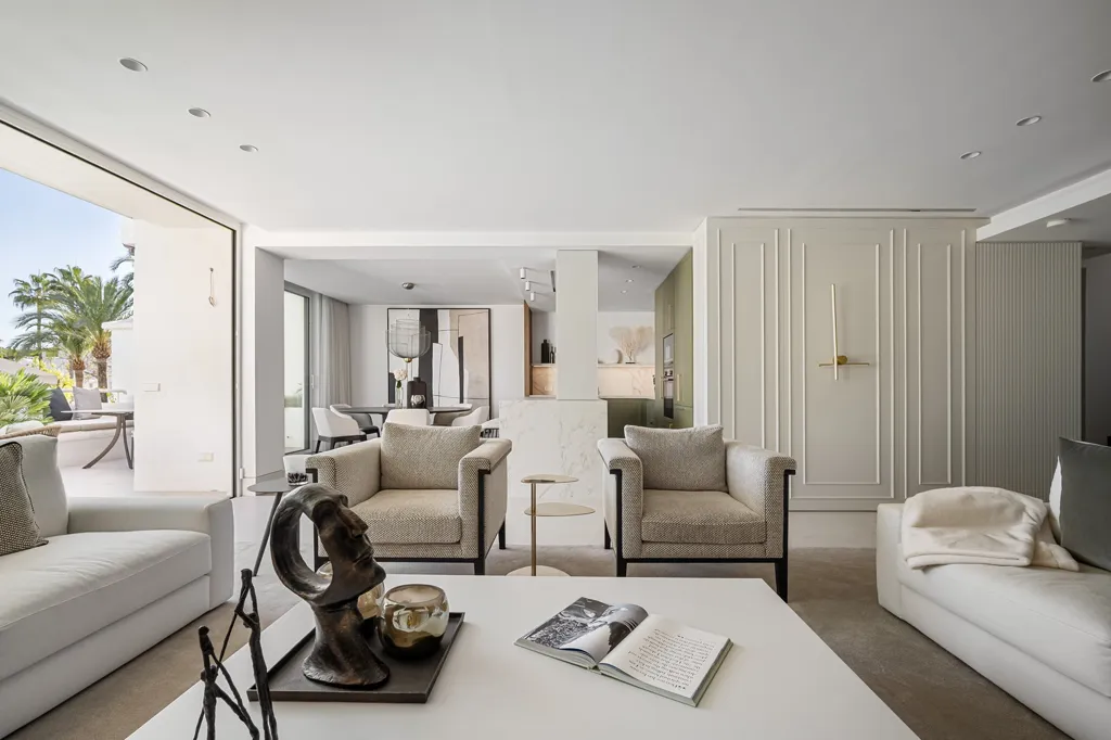Séjour - Penthouse Duplex with Sea View in Marbella