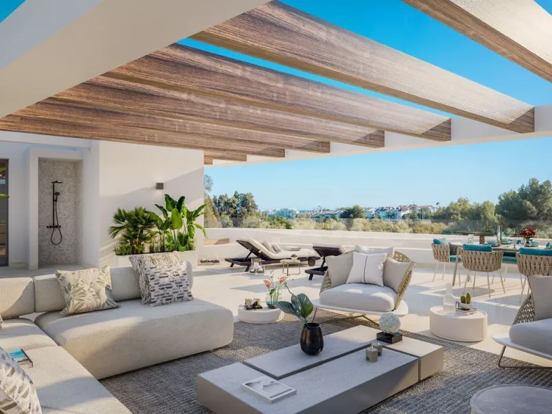 Terrasse - Modern Apartments with Golf Access in Marbella