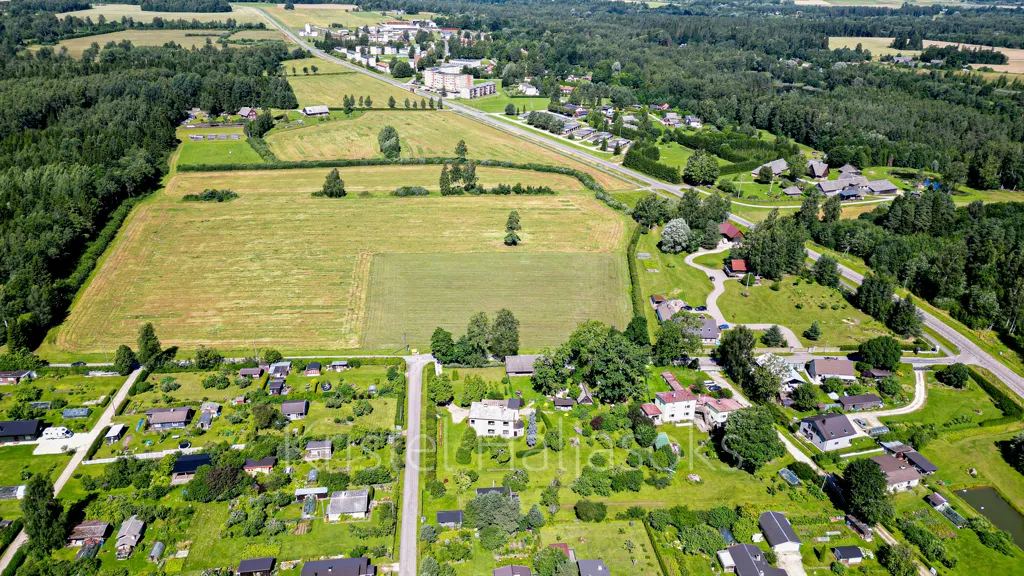 Aerial - Land with Garden and Pool in Vardi, Viljandi