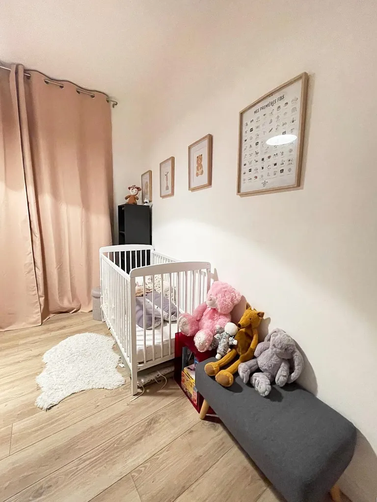 Bedrooms - Type 3 Apartment with Terrace in Reims
