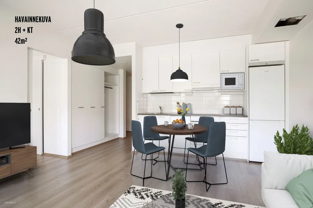Salle à manger - Modern Apartment with Balcony in Leppävaara, Espoo