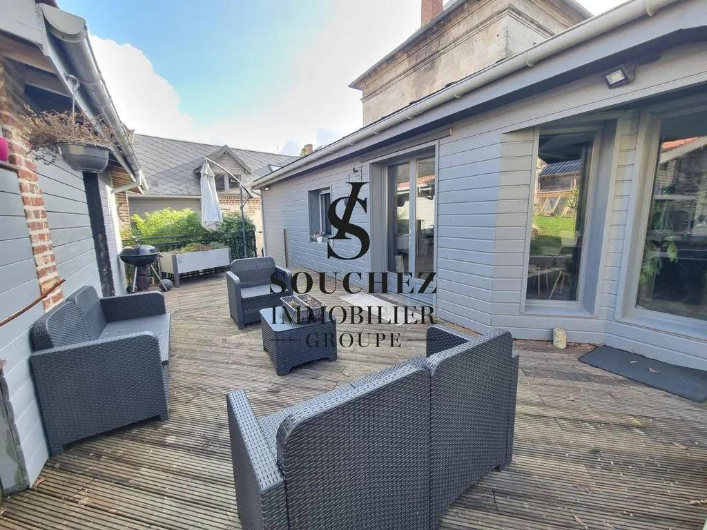 Terrasse - Bâtisse en Pierres avec Jardin à Mont-Saint-Éloi