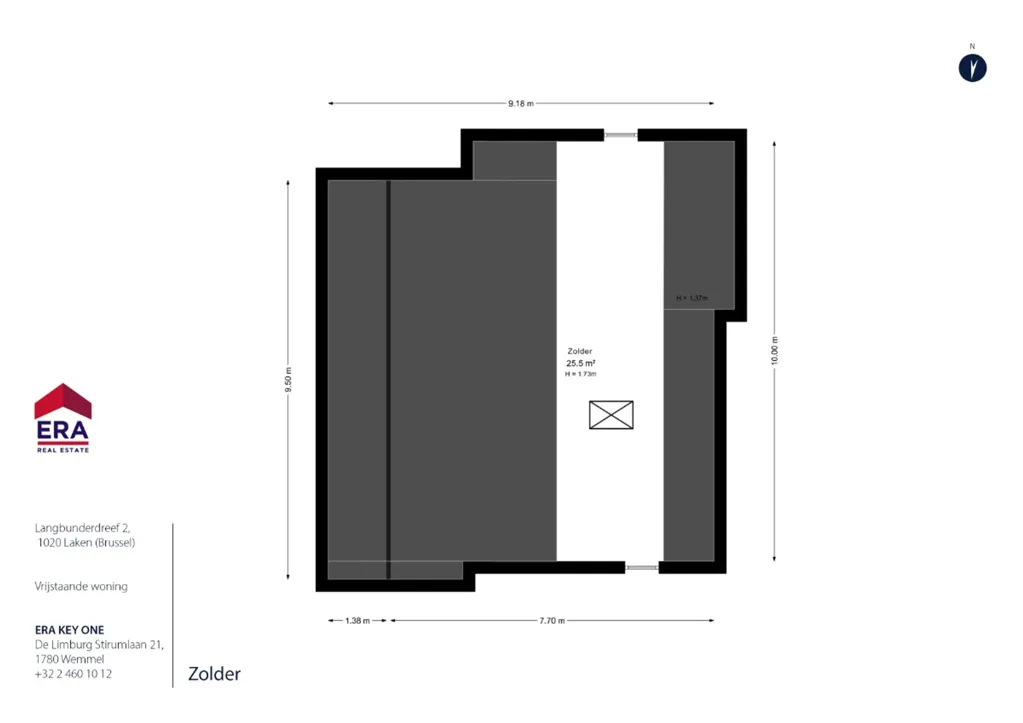 Plaan - Spacious Villa with Garden in Laeken