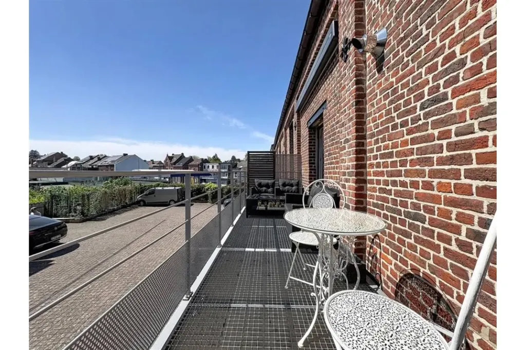 Balcony - Duplex with South-Facing Terrace in Tubize