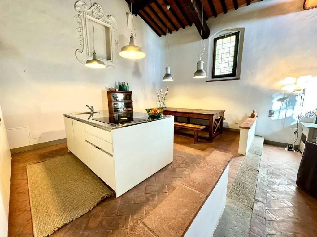 Köök - Terraced House with Pool in Figline e Incisa Valdarno