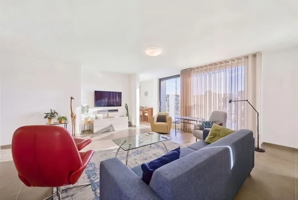 Living Room - Penthouse with 31m² Terrace near Lommel Centre