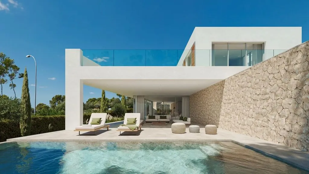 Piscine - Luxury Villa with Sea View in Bendinat