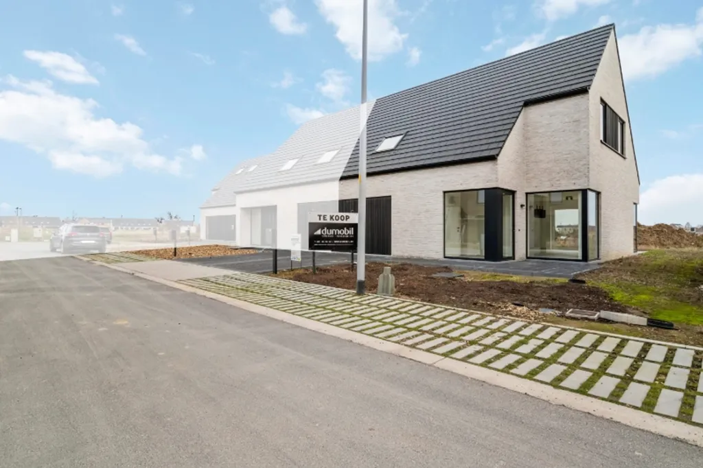 Extérieur - Nouvelle Construction Semi-ouverte avec Terrasse à Hooglede