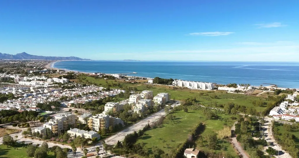 Vue aérienne - Sustainable Apartment with Terrace in El Verger