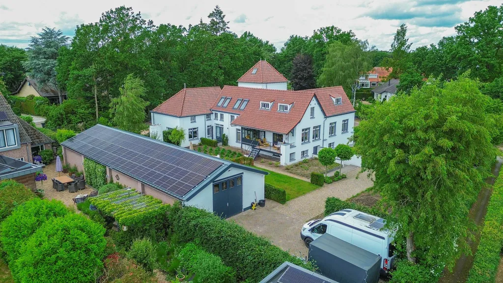 Aerial - Renovated Former Dairy with Natura 2000 Proximity