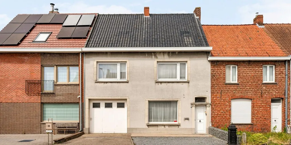 Extérieur - Gesloten Bebouwing avec Garage à Tielt