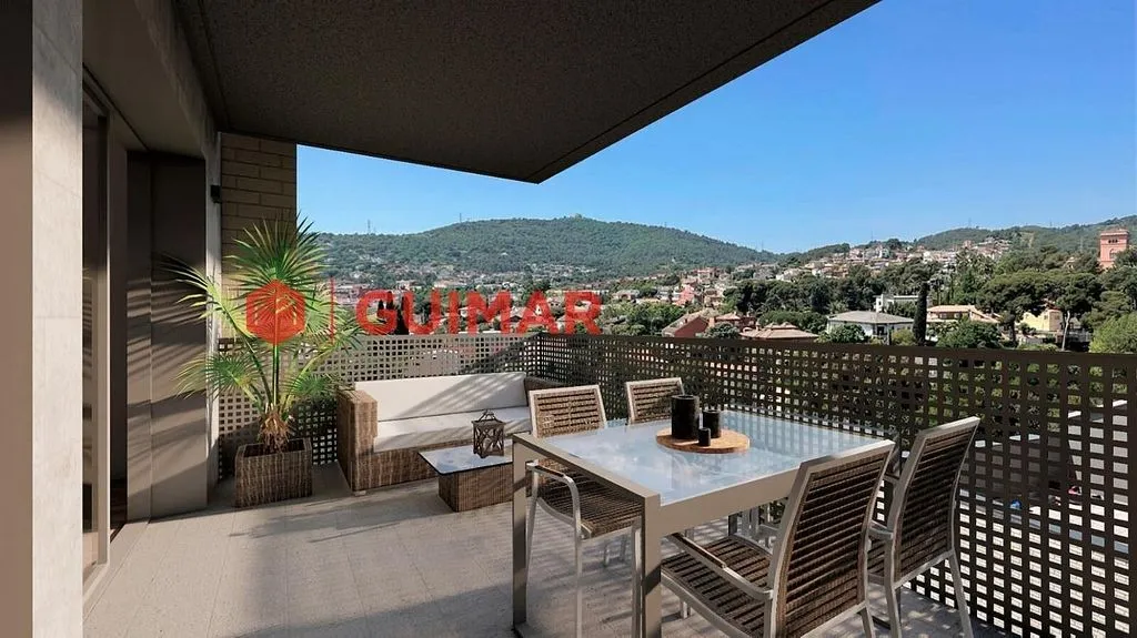 Balcon - Modern Flat with Parking in Ronda Sant Ramon