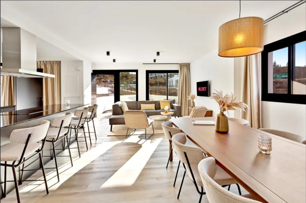 Söögituba - Key-Ready 3-Bed Apartment with Sea Views in Mijas