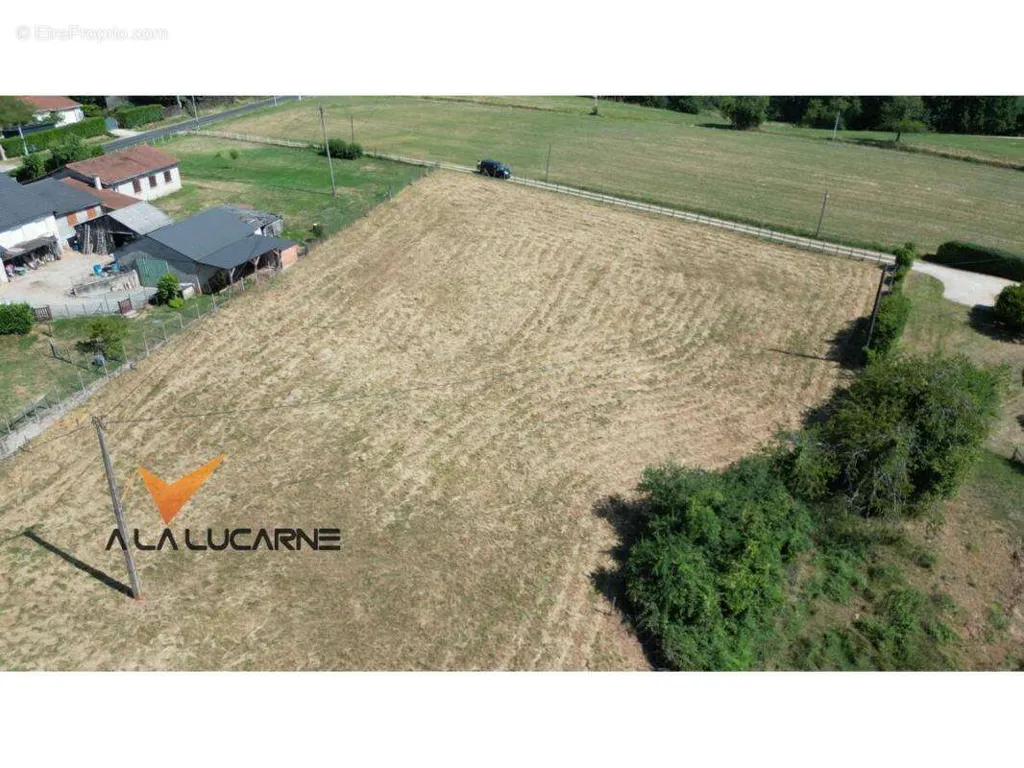 Vista aerea - 4.3 Hectare Land with Constructible Area in Badefols-d'Ans