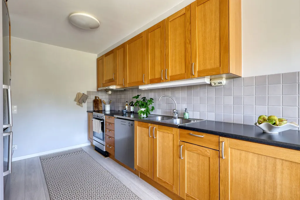 Cucina - Modern Apartment with Garden View in Göteborg