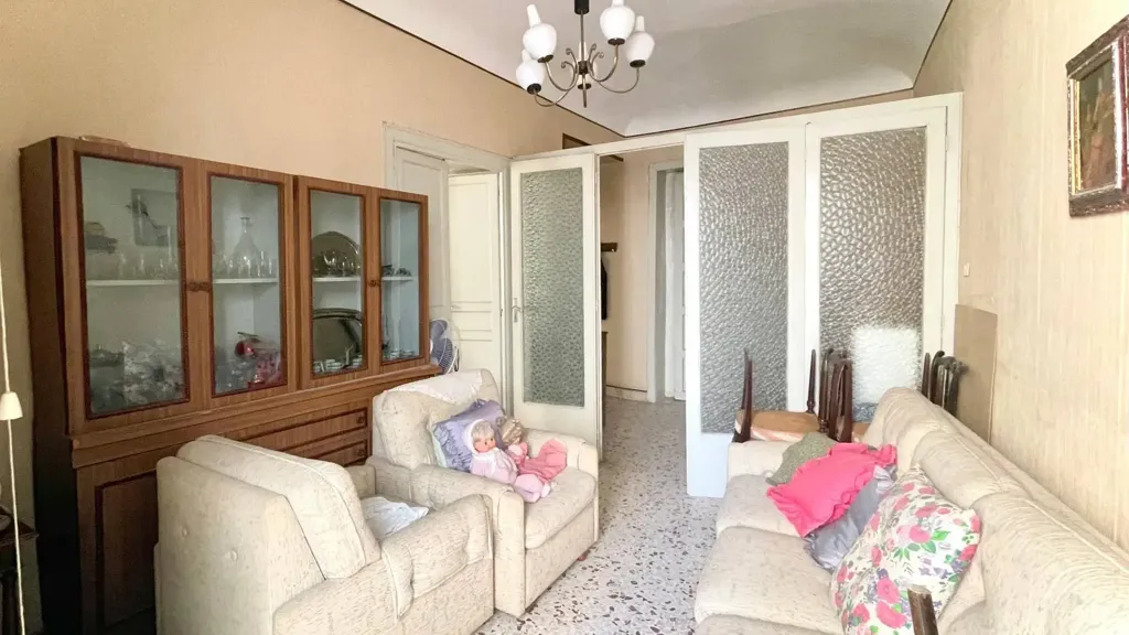 Séjour - Apartment with Balconies in Palermo Centre