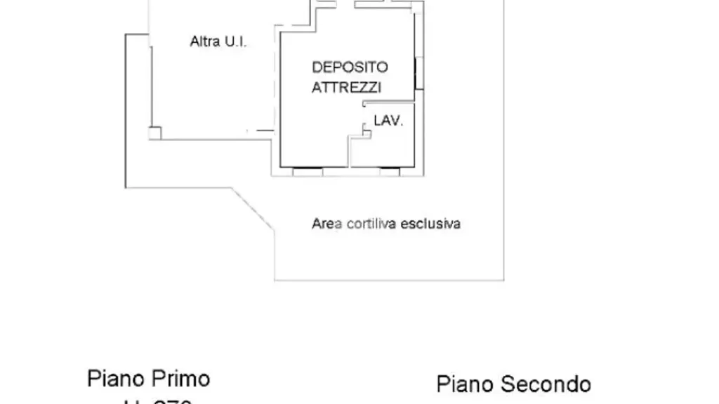 Plan - Villa with Private Garden in Quattro Castella