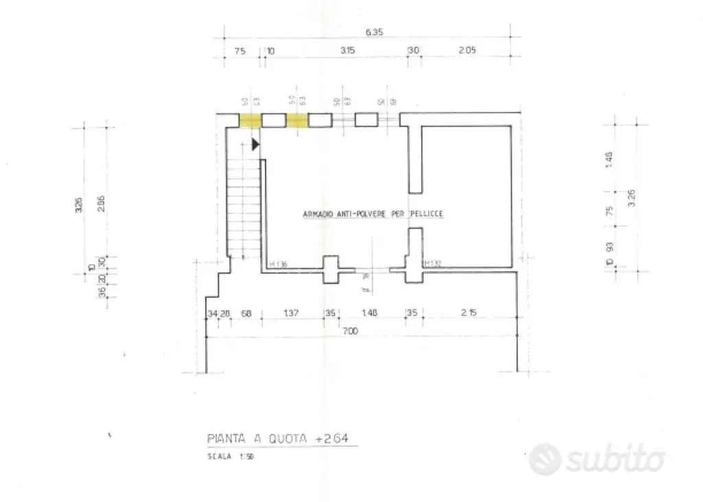 Plan - Central Retail Unit with Parking in Salsomaggiore Terme