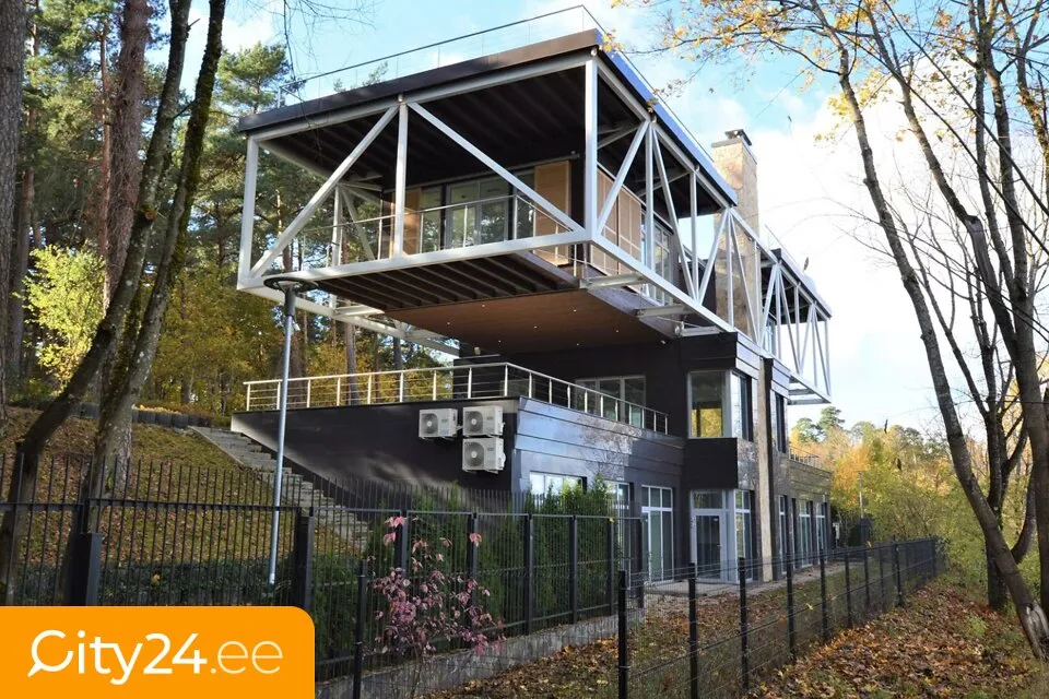 Architectural Gem by the Lake in Latvia