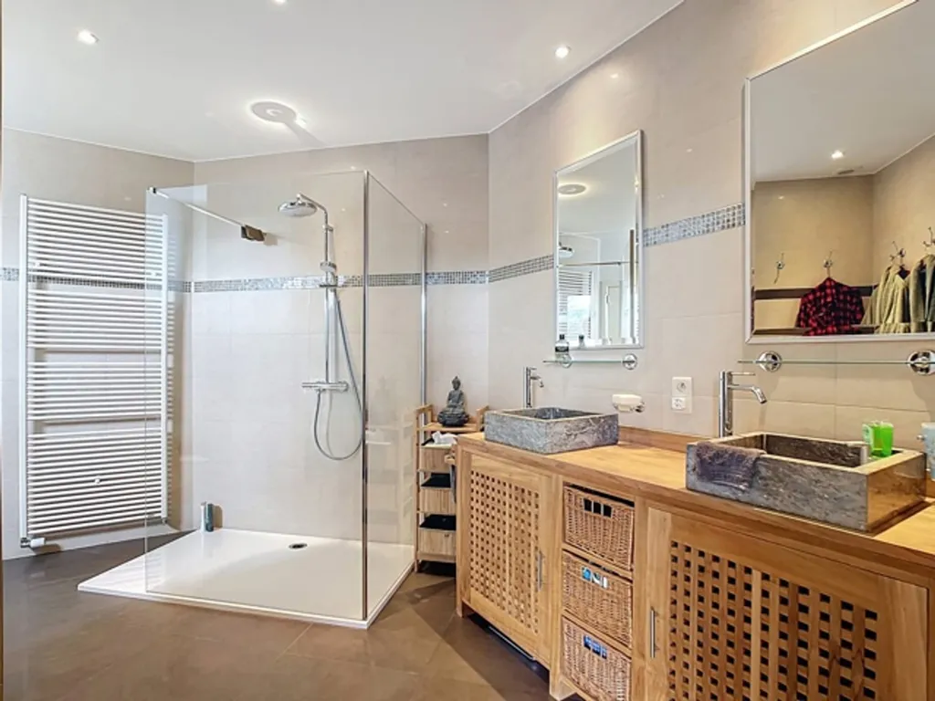 Bathrooms - Architectural Villa with Terrace in Wavre
