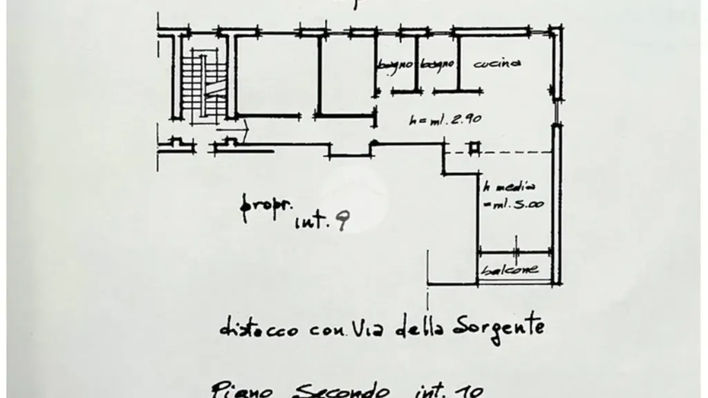 Apartment with Balcony in Frascati