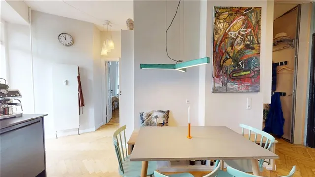 Söögituba - Spacious Apartment with Courtyard in Frederiksberg C