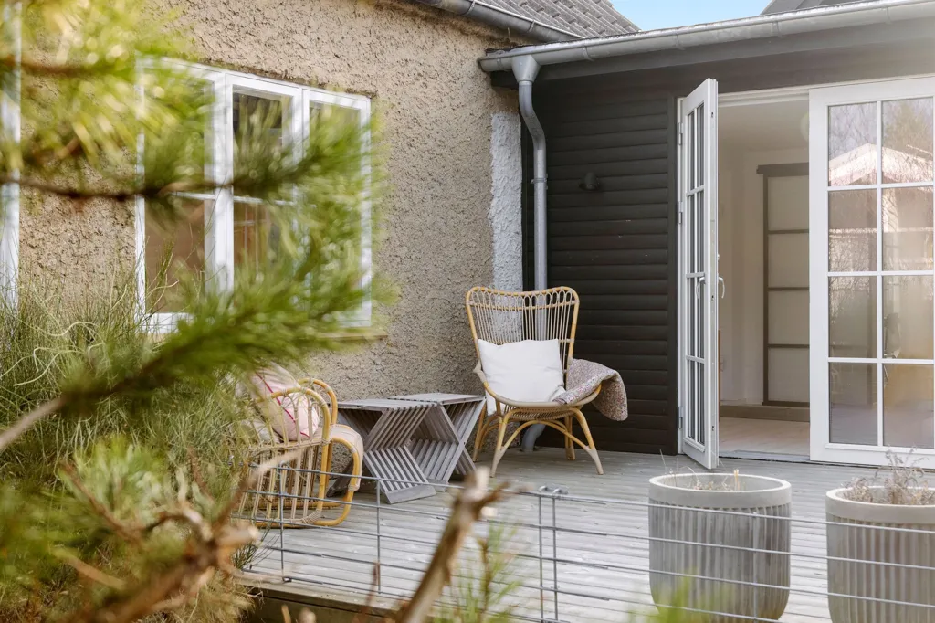 Terrasse - Converted Summerhouse with Garden in Liseleje