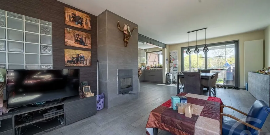 Séjour - Maison avec vue sur champs à Betekom