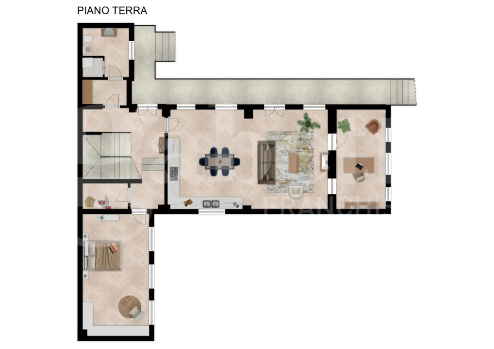 Plaan - Rustic Villa with Private Park in Bibiana