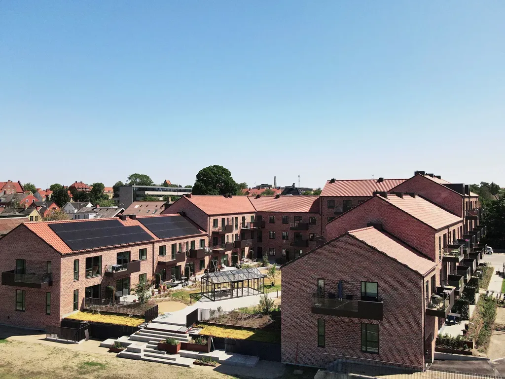 Vue aérienne - Appartement 4 pièces à Roskilde