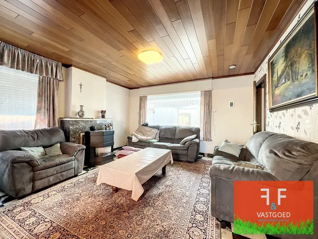 Séjour - Maison à Rénover avec Veranda à Sint-Lievens-Houtem