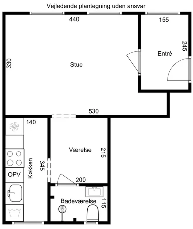 Plaan - Modern 2-Bedroom Flat with Pets Allowed in Aarhus