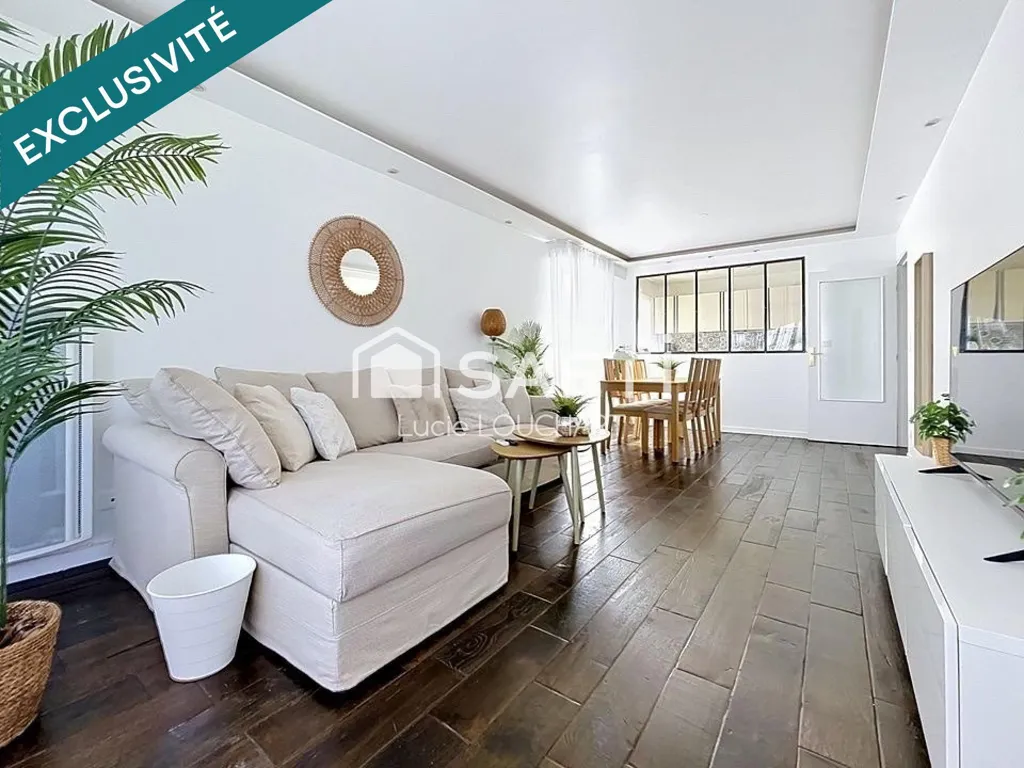 Séjour - Appartement 3 Pièces avec Balcon en Centre-Ville à L'Hay-les-Roses
