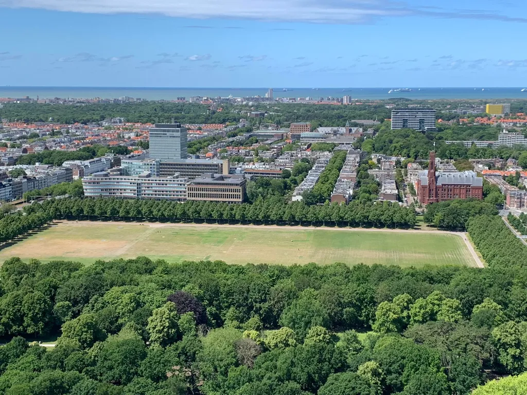 Aerial - Galerie Flat with Sea View in The Hague