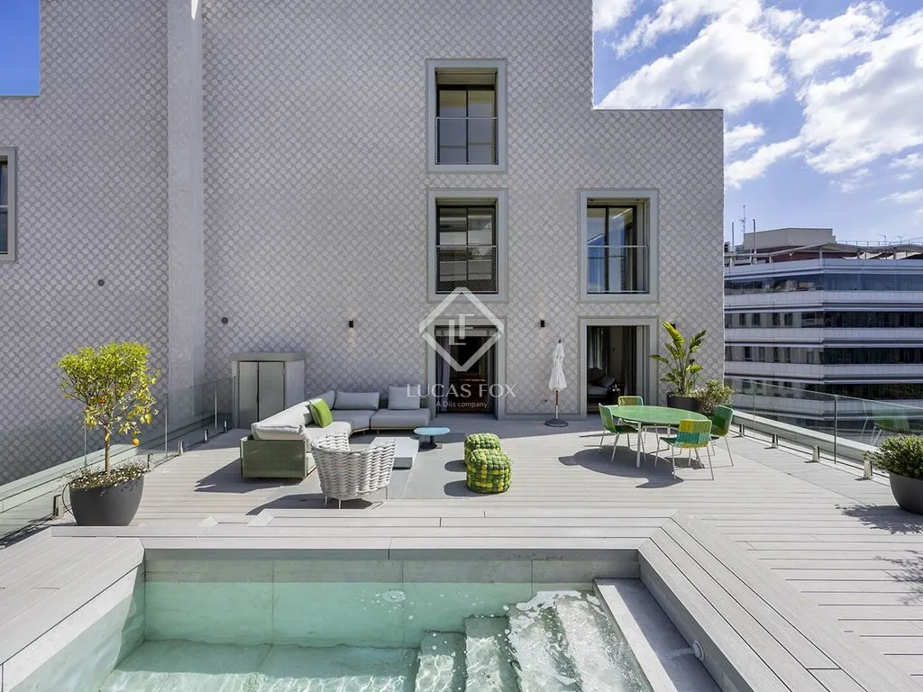 Jardin - Luxury Apartment with Pool in Barcelona