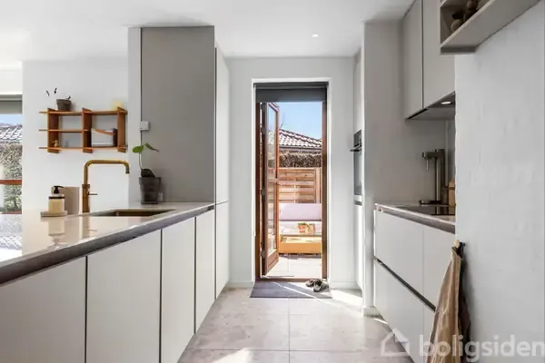 Köök - Architect-Designed Villa with Private Garden near Randers