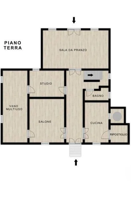 Plan - Rustic Villa with Olive Grove in Serravalle Pistoiese