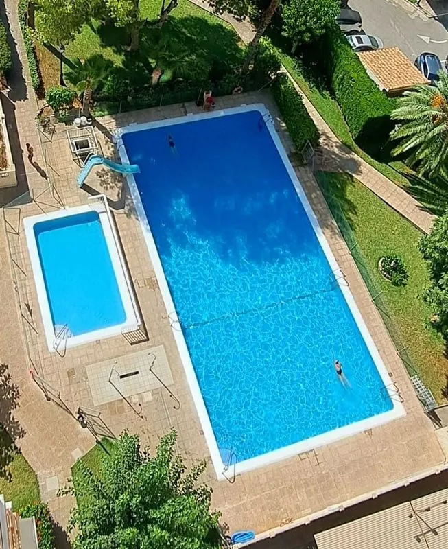 Vue aérienne - Studio with Pool and Terrace on Ferrandis Salvador